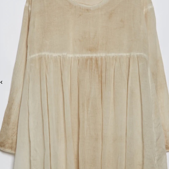 ALBUM DI FAMIGLIA The Double Skirt Cold Dyed in Desert Cotton Made in Italy S - Picture 14 of 16